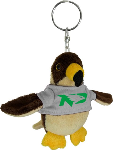 University of North Dakota Fighting Hawks Plush Magnet