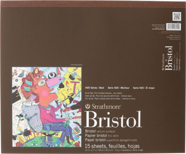 BRISTOL 2PLY VEL 14X17TB 15SH