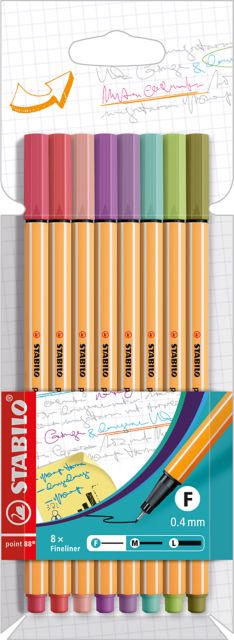 STABILO .88 WLLT SET 8 TRENDY